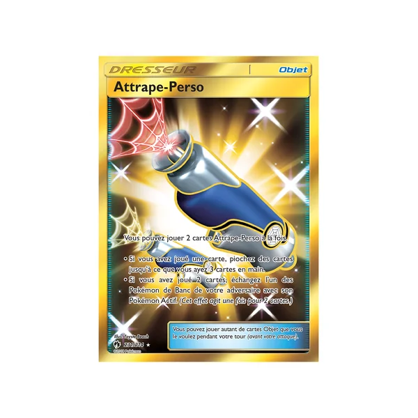 Carte Pokémon Attrape-Perso 231/214 Gold Tonnerre Perdu