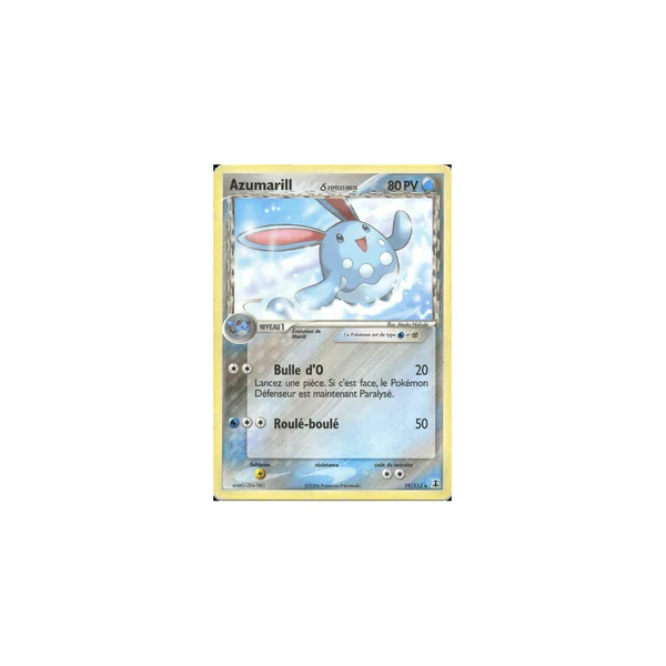 Carte Pokémon Azumarill δ 19/113 Rare Espèces Delta