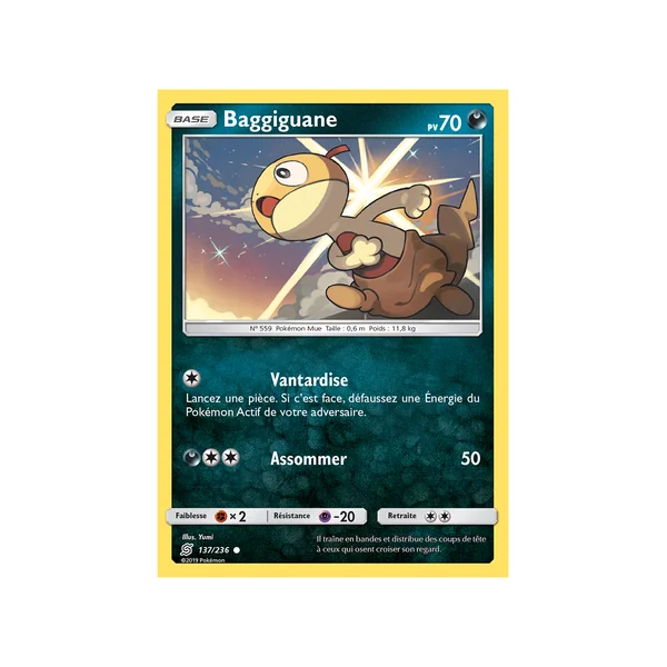 Carte Pokémon Baggiguane 137/236 Commune Harmonie des Esprits