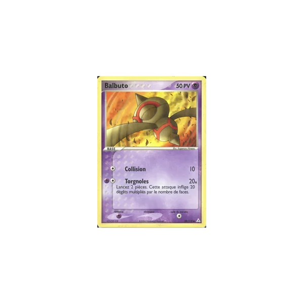 Carte Pokémon Balbuto 59/110 Commune Fantômes Holon