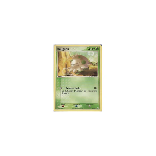 Carte Pokémon Balignon 69/109 Commune Rubis & Saphir