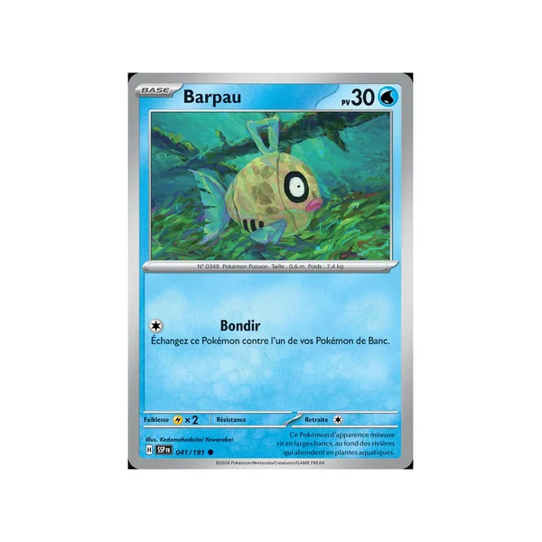 Carte Pokémon Barpau 041/191 Commune Étincelles Déferlantes