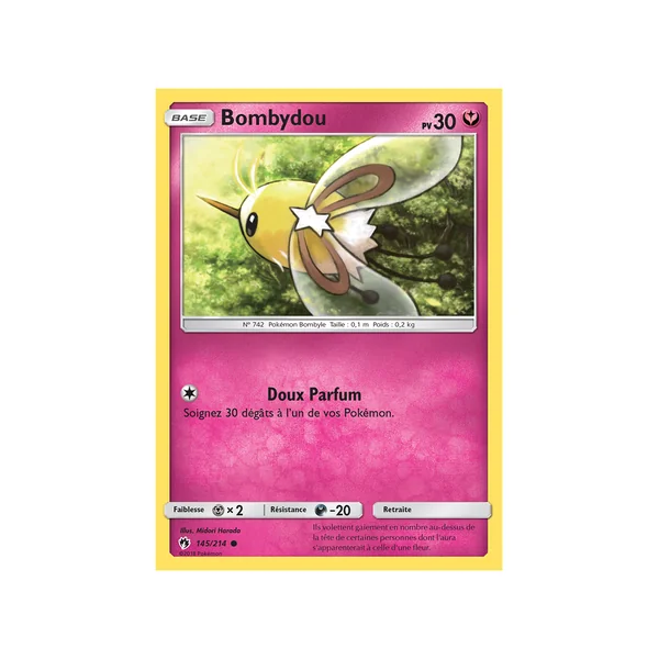 Carte Pokémon Bombydou 145/214 Commune Tonnerre Perdu