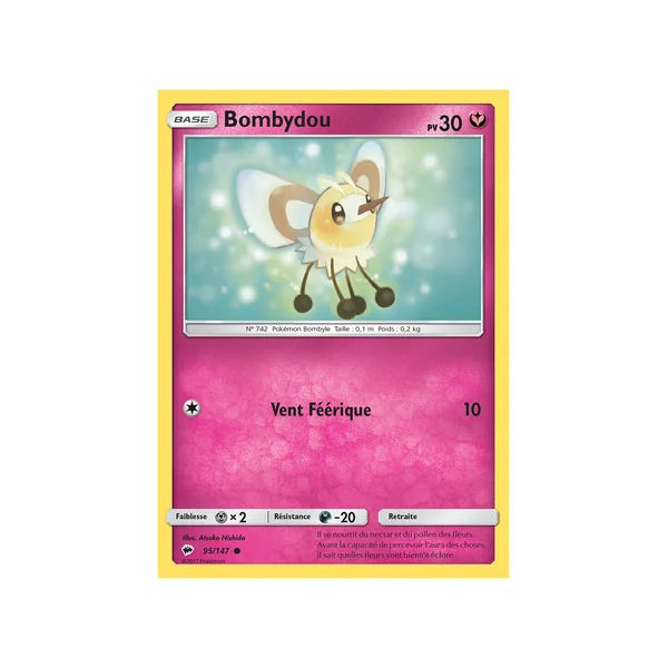 Carte Pokémon Bombydou 95/147 Commune Ombres Ardentes