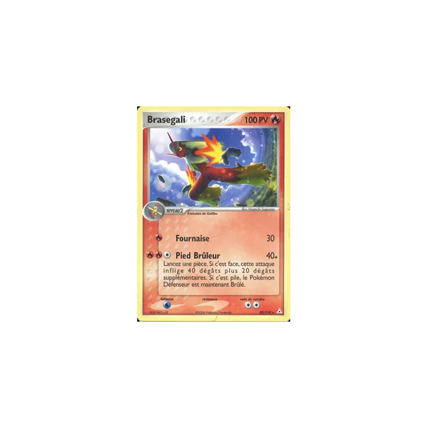 Carte Pokémon Brasegali 20/110 Rare Fantômes Holon