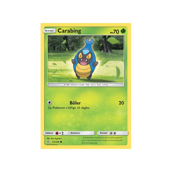 Carte Pokémon Carabing 12/236 Commune Harmonie des Esprits