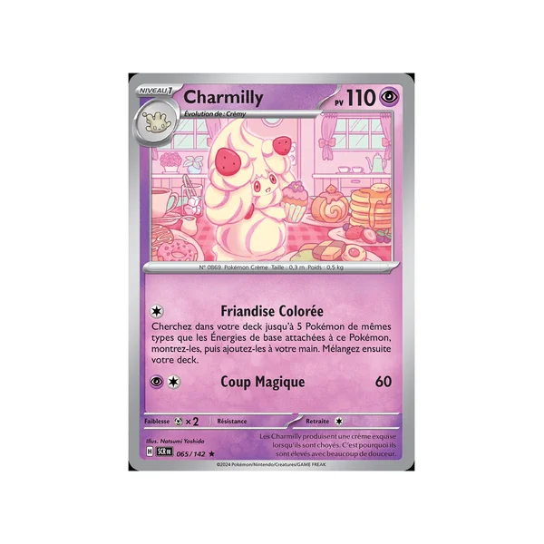 Carte Pokémon Charmilly 065/142 Holographique Couronne Stellaire