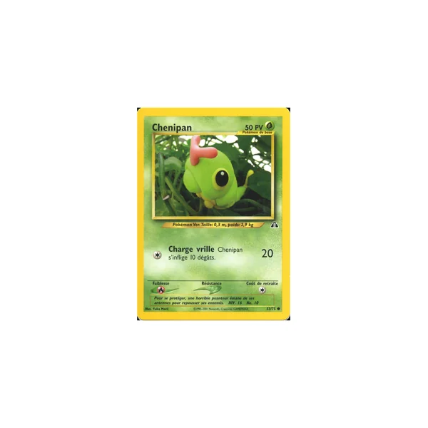 Carte Pokémon Chenipan 53/75 Commune Neo Discovery