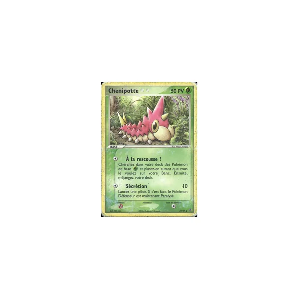 Carte Pokémon Chenipotte 81/97 Commune Dragon