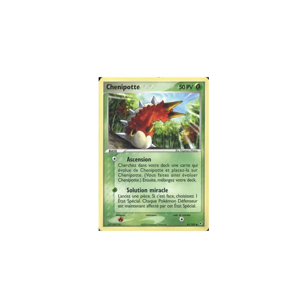 Carte Pokémon Chenipotte 82/107 Commune Deoxys