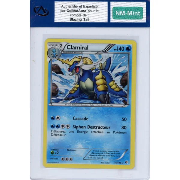 Carte Pokémon Clamiral 41/149 COLLECTAURA NM-Mint