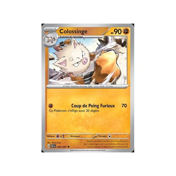 Carte Pokémon Colossinge 046/091 Peu commune Destinées de Paldea