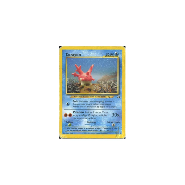Carte Pokémon Corayon 37/75 Peu commune Neo Discovery