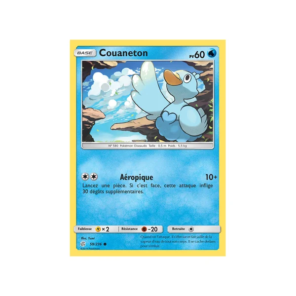 Carte Pokémon Couaneton 59/236 Commune Éclipse Cosmique