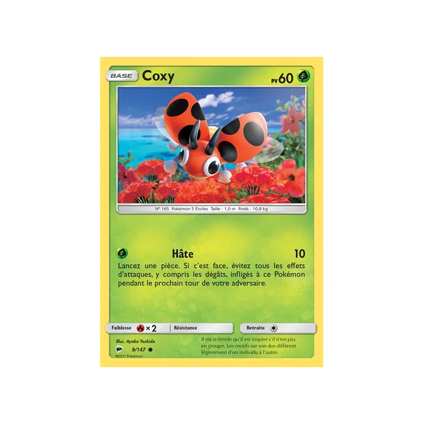 Carte Pokémon Coxy 9/147 Commune Ombres Ardentes