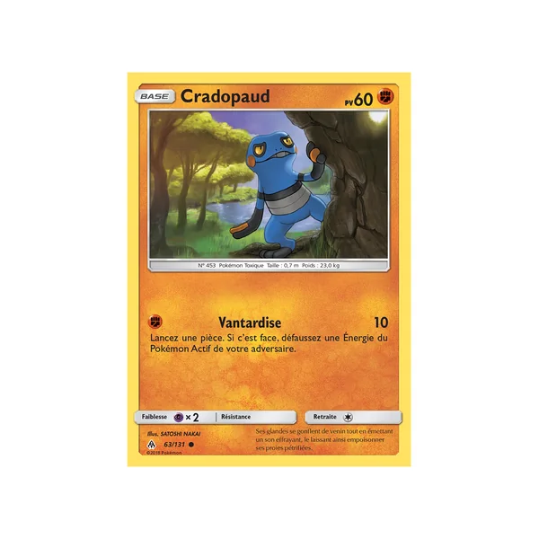 Carte Pokémon Cradopaud 63/131 Commune Lumière Interdite