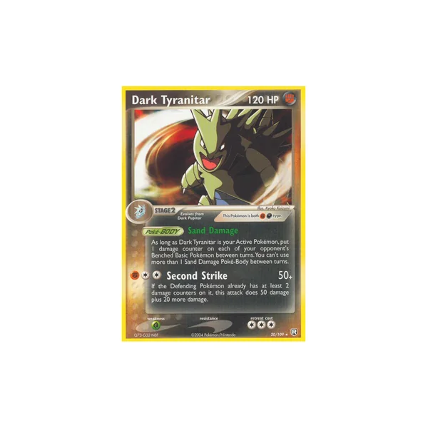 Carte Pokémon Dark Tyranitar 20/109 Rare Team Rocket Returns