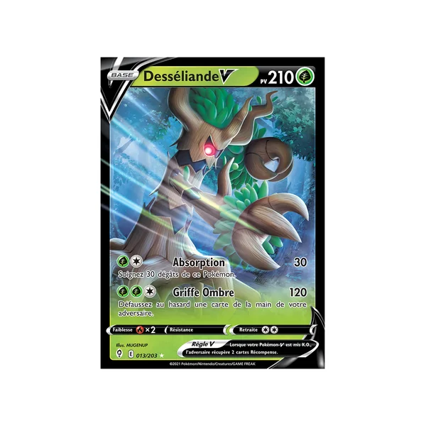 Carte Pokémon Desséliande-V 013/203 Ultra Rare Évolution Céleste