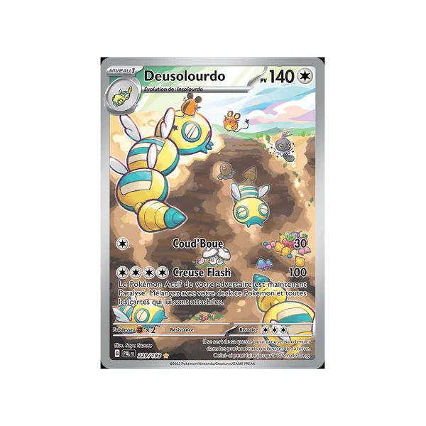 Carte Pokémon Deusolourdo 229/193 AR Évolutions à Paldea
