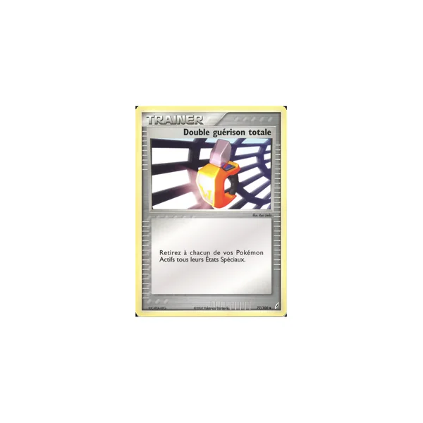 Carte Pokémon Double guérison totale 77/100 Peu commune Gardiens de Cristal
