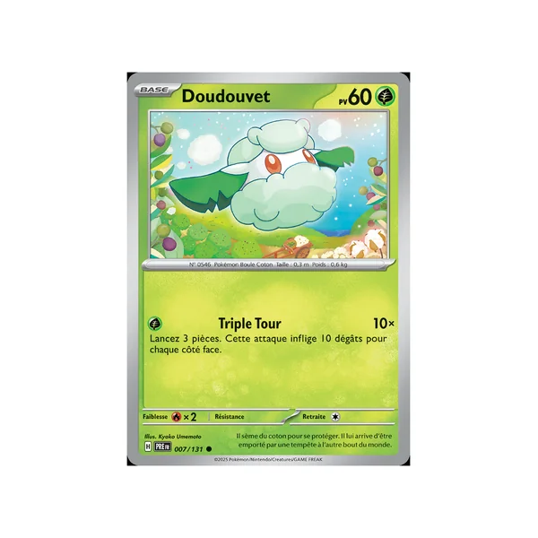 Carte Pokémon Doudouvet 007/131 Commune Évolutions Prismatiques