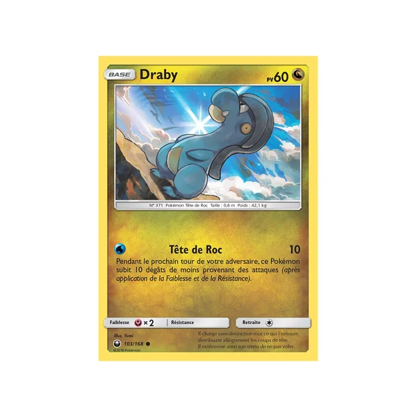 Carte Pokémon Draby 103/168 Commune Tempête Céleste