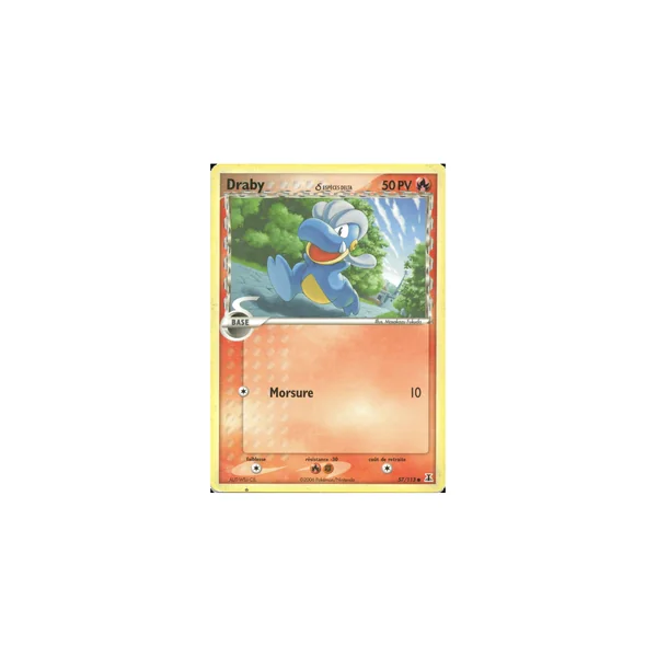 Carte Pokémon Draby δ 57/113 Commune Espèces Delta