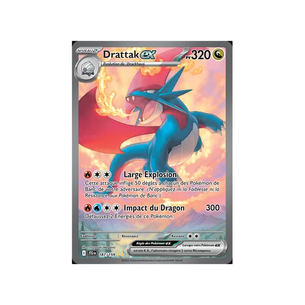 Carte Pokémon Drattak-ex 187/159 Alternative Aventures Ensemble