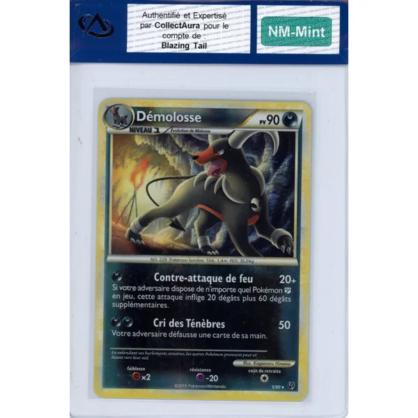 Carte Pokémon Démolosse 5/90 COLLECTAURA NM-Mint