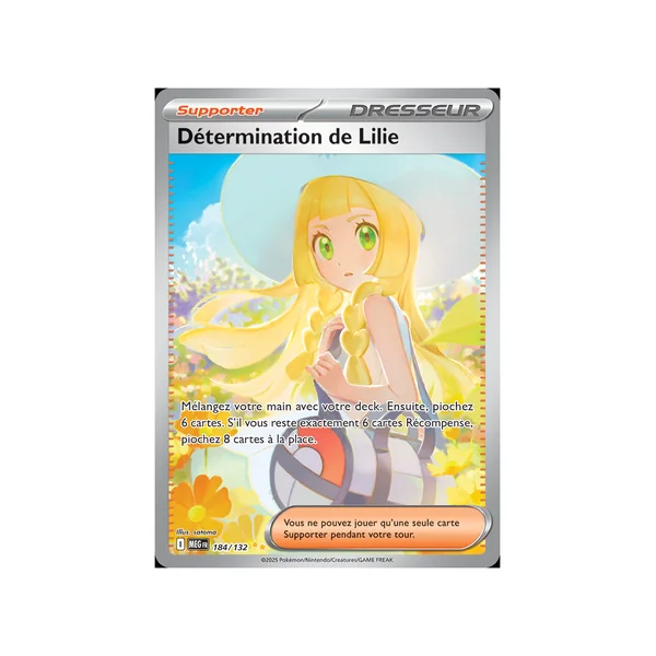 Carte Pokémon Détermination de Lilie 184/132 Alternative Méga-Évolution (JCC)