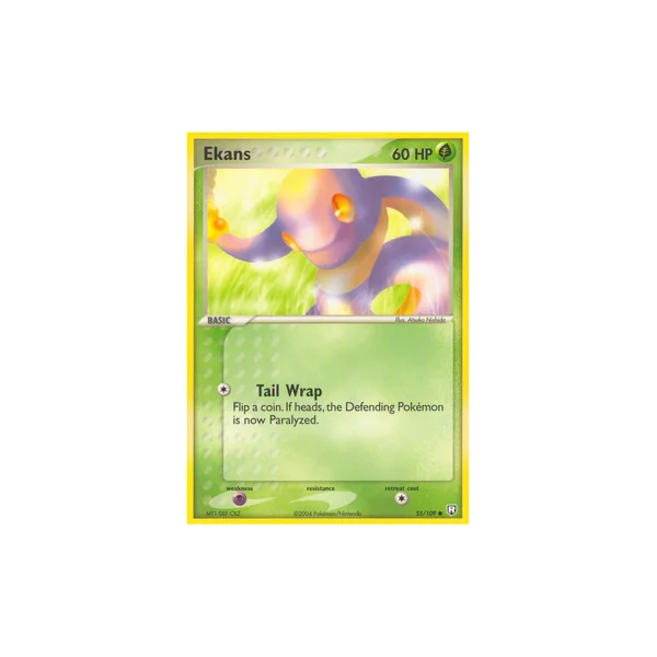 Carte Pokémon Ekans 55/109 Commune Team Rocket Returns