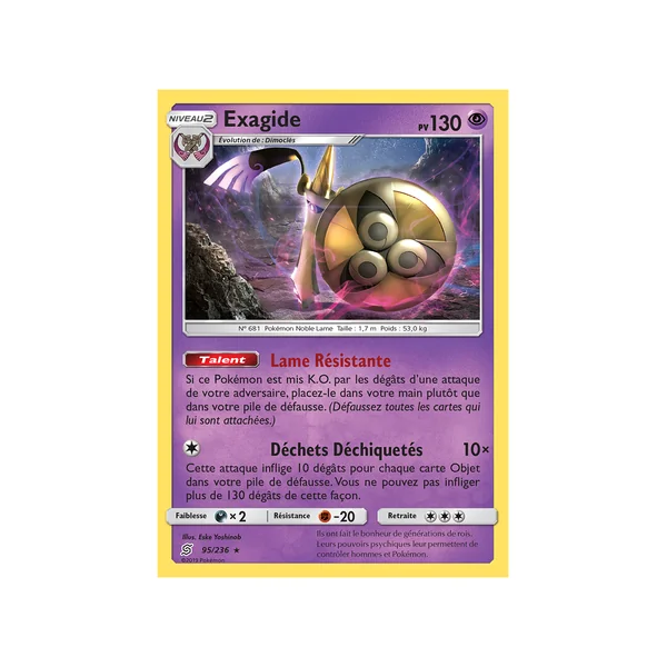 Carte Pokémon Exagide 95/236 Holographique Harmonie des Esprits