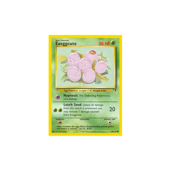 Carte Pokémon Exeggcute 75/110 Commune Legendary Collection