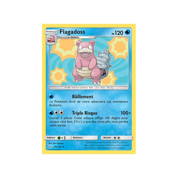 Carte Pokémon Flagadoss 43/214 Holographique Alliance Infaillible