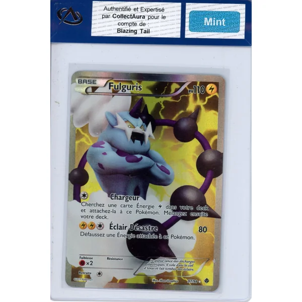 Carte Pokémon Fulguris 97/98 COLLECTAURA Mint