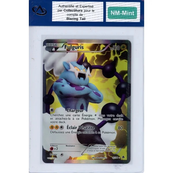 Carte Pokémon Fulguris 97/98 COLLECTAURA NM-Mint