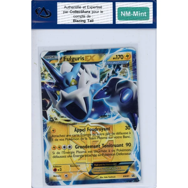 Carte Pokémon Fulguris BW81 COLLECTAURA NM-Mint