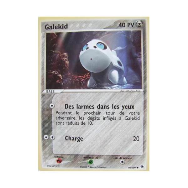 Carte Pokémon Galekid 49/109 Commune Rubis & Saphir
