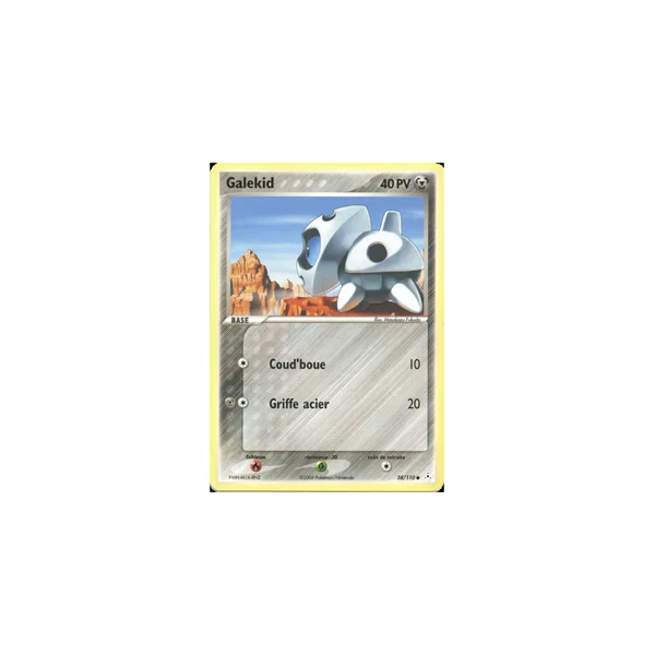 Carte Pokémon Galekid 58/110 Commune Fantômes Holon