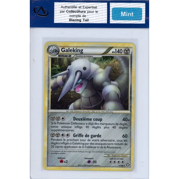 Carte Pokémon Galeking 1/102 COLLECTAURA Mint