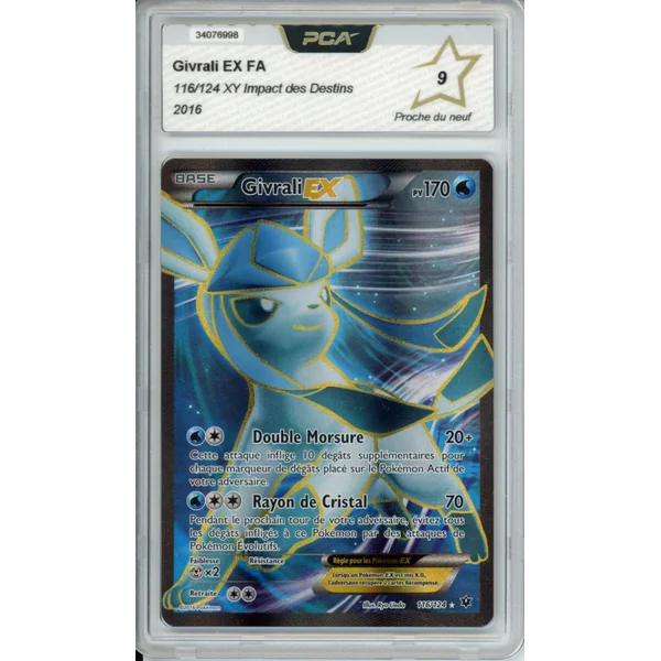 Carte Pokémon Givrali 116/124 PCA 9