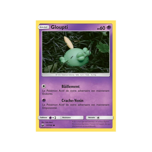 Carte Pokémon Gloupti 57/168 Commune Tempête Céleste