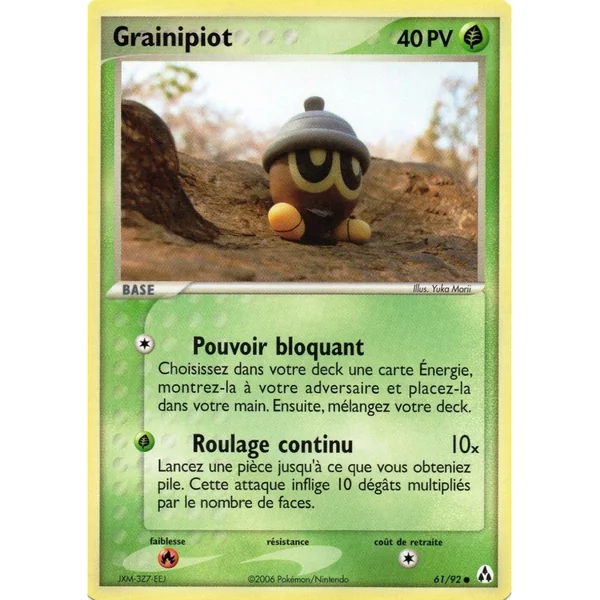 Carte Pokémon Grainipiot 61/92 Commune Créateurs de légendes
