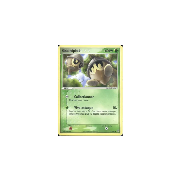 Carte Pokémon Grainipiot 71/107 Commune Deoxys
