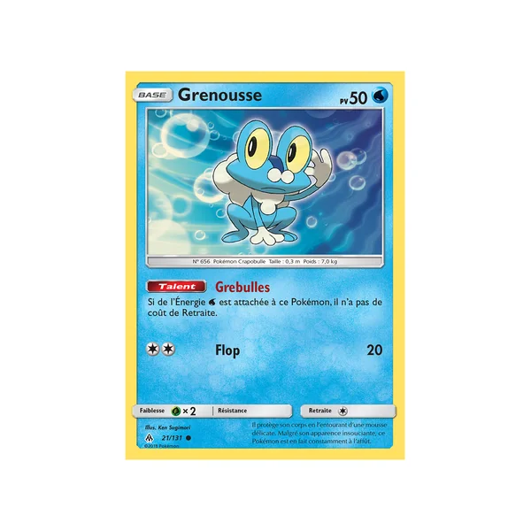 Carte Pokémon Grenousse 21/131 Commune Lumière Interdite
