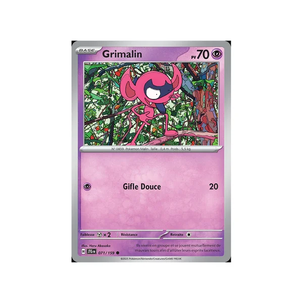 Carte Pokémon Grimalin 071/159 Commune Aventures Ensemble
