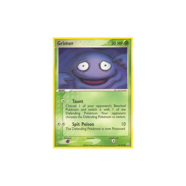 Carte Pokémon Grimer 56/109 Commune Team Rocket Returns