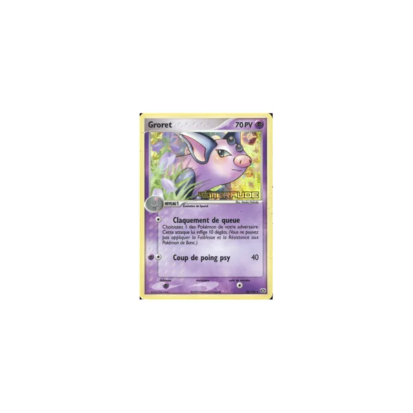 Carte Pokémon Groret 30/106 Peu commune Émeraude