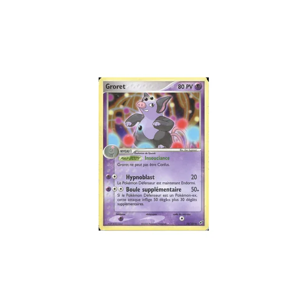Carte Pokémon Groret 32/107 Peu commune Deoxys