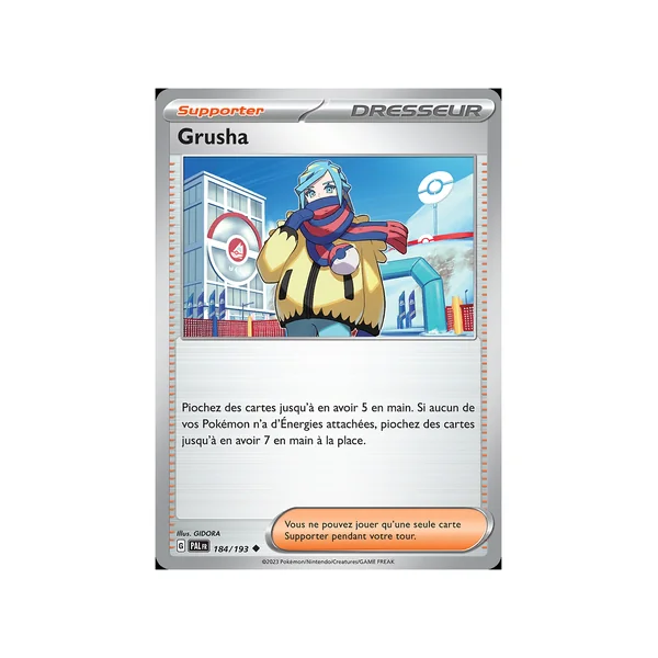 Carte Pokémon Grusha 184/193 Peu commune Évolutions à Paldea
